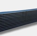 VENTILRIST RAIL Svart/Stål B500 H100 MM