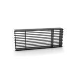 VENTILRIST RAIL+ SORT B350H150mm m/kassett 385cm²