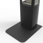 UNDERLAGSPLATE D70B70CM (F) SORT/GRÅ EMALJE EMALJE