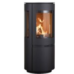 Heta Scan-Line 8 stål med sideglass