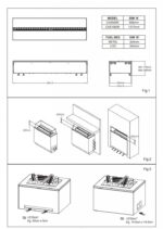 Dimplex Cassette 1000R, u/dekor, RGB-LED, m/interne vanntanker - Bilde 4